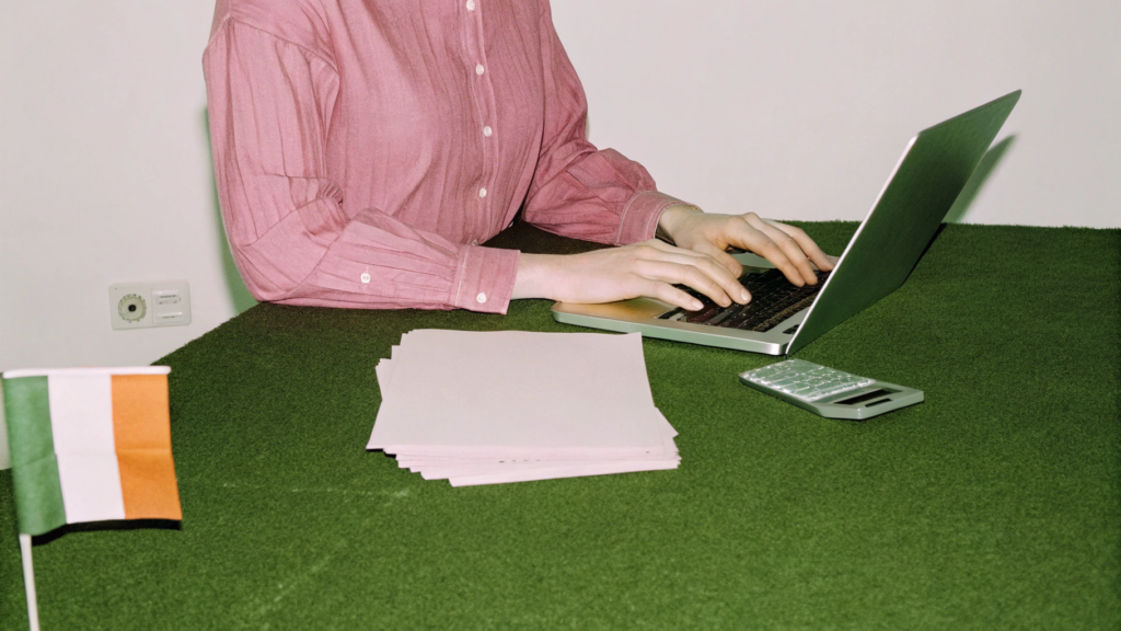 computer work sole trader Ireland invoice