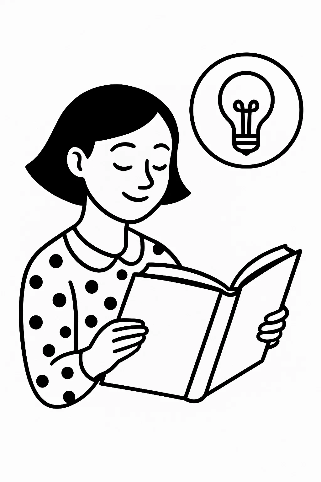 girl reading book guides accounting ireland